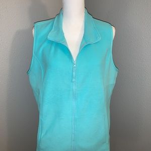 Made for Life Mint Green Fleece Vest